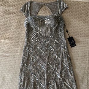 Adrianna Papell sequined dress